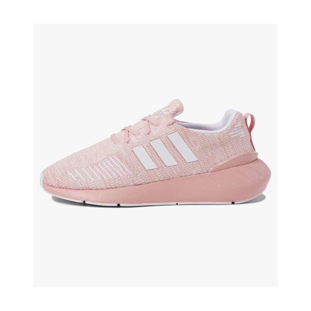adidas Women's Soft Pink and White Sneakers